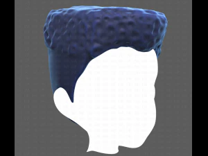 Base Hair for Boy V22 3D Model