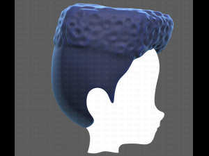 Base Hair for Boy V22 3D Модель