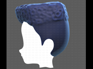 Base Hair for Boy V22 3D Модель
