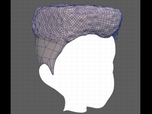 Base Hair for Boy V22 3D Модель