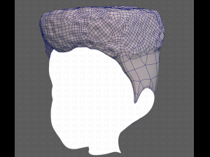 Base Hair for Boy V22 3D Модель