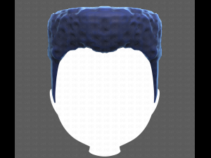 Base Hair for Boy V22 3D Модель