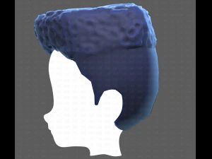 Base Hair for Boy V22 3D Model