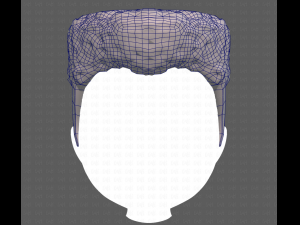 Base Hair for Boy V22 3D Модель