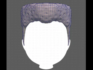 Base Hair for Boy V22 3D Model