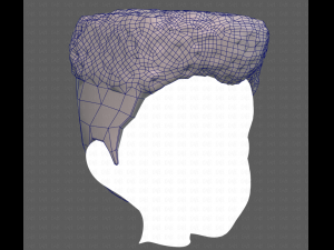Base Hair for Boy V22 3D Модель