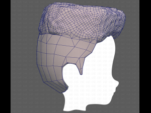 Base Hair for Boy V22 3D Модель