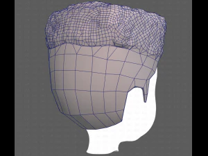 Base Hair for Boy V22 3D Model