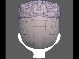 Base Hair for Boy V22 3D Модель