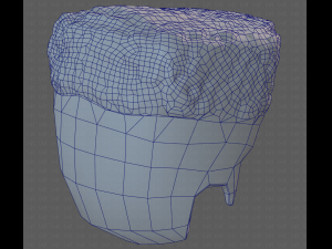 Base Hair for Boy V22 3D Модель