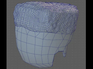 Base Hair for Boy V22 3D Model