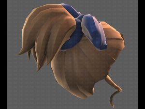 Base Hair for girl V23 3D Модель