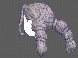 Base Hair for girl V24 Model 3D