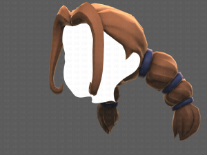 Base Hair for girl V24 Model 3D