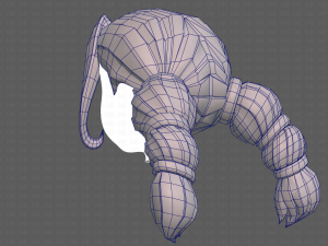 Base Hair for girl V24 Model 3D