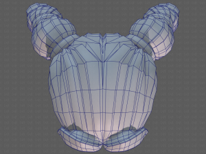 Base Hair for girl V24 Model 3D