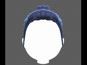 Base Hair for Boy V23 3D Модель