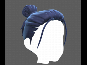 Base Hair for Boy V23 3D Модель