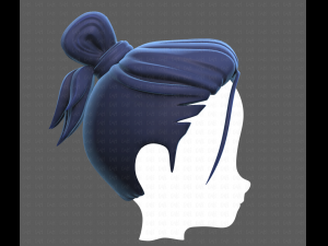 Base Hair for Boy V23 3D Модель