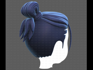 Base Hair for Boy V23 3D Модель