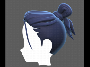 Base Hair for Boy V23 3D Модель