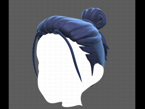 Base Hair for Boy V23 3D Модель