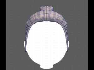 Base Hair for Boy V23 3D Модель
