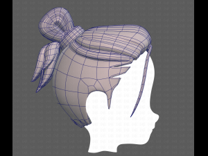 Base Hair for Boy V23 3D Модель
