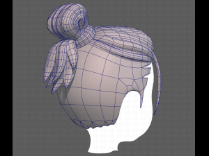 Base Hair for Boy V23 3D Модель