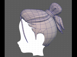 Base Hair for Boy V23 3D Модель