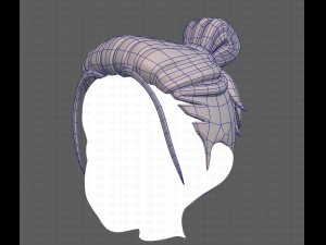 Base Hair for Boy V23 3D Модель