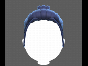 Base Hair for Boy V23 3D Модель