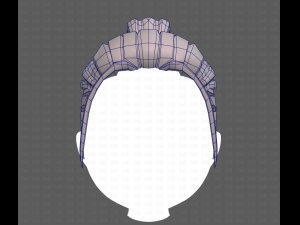 Base Hair for Boy V23 3D Модель