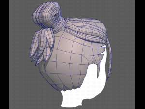 Base Hair for Boy V23 3D Модель