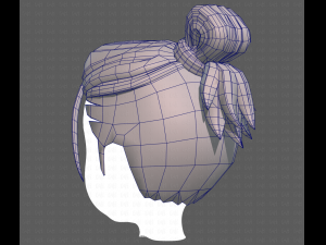 Base Hair for Boy V23 3D Модель