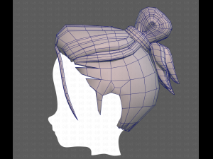 Base Hair for Boy V23 3D Модель