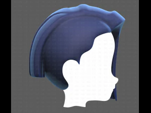 Base Hair for Boy V24 3D Model