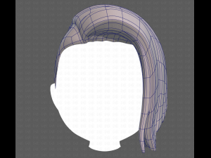 Base Hair for Boy V24 3D 모델