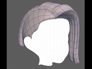 Base Hair for Boy V24 3D Model