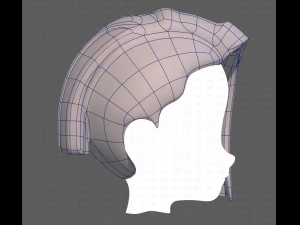 Base Hair for Boy V24 3D Model