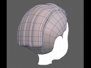 Base Hair for Boy V24 3D Model