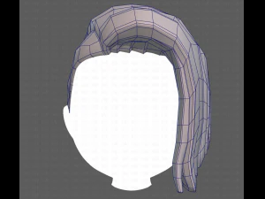 Base Hair for Boy V24 3D Model