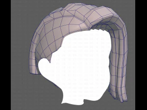Base Hair for Boy V24 3D Model