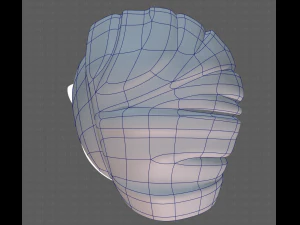 Base Hair for Boy V24 3D Model
