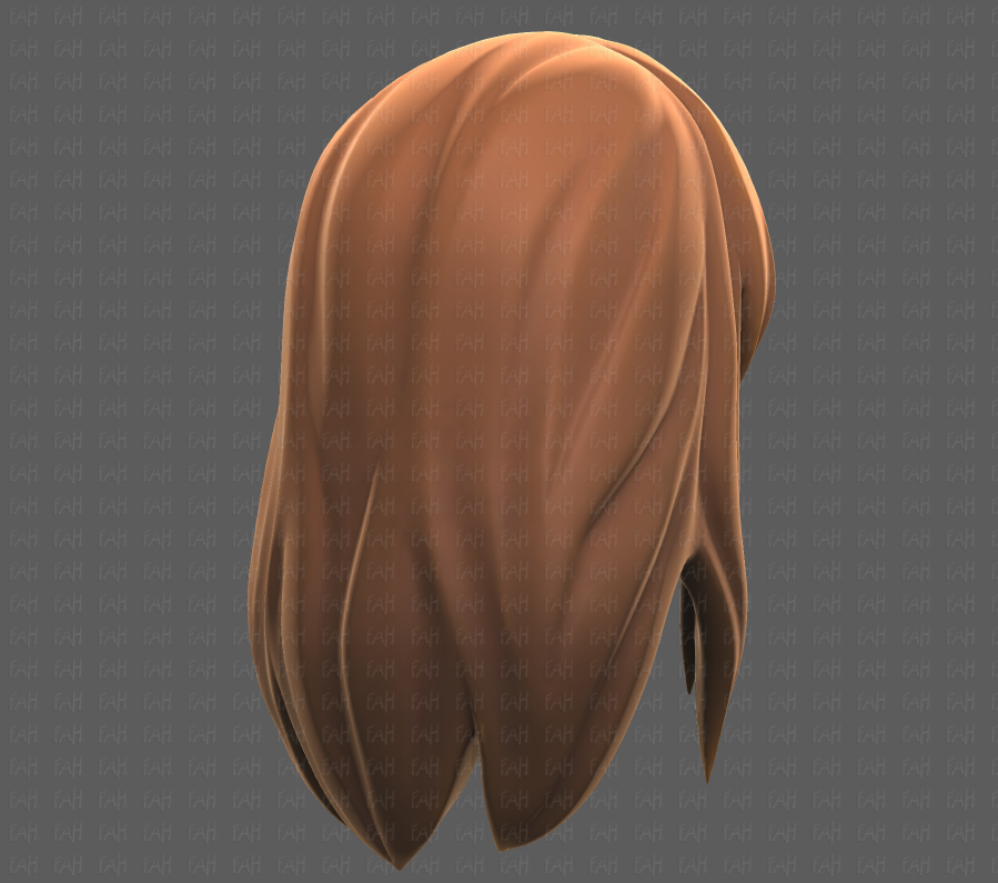 Base Hair for girl V25 3D Model in Clothing 3DExport