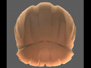 Base Hair for girl V25 3D 模型