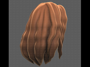Base Hair for girl V26 3D-Modell