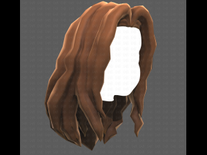 Base Hair for girl V26 3D-Modell