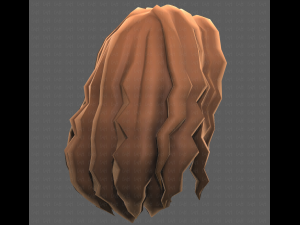 Base Hair for girl V26 3D-Modell