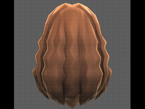 Base Hair for girl V26 3D-Modell